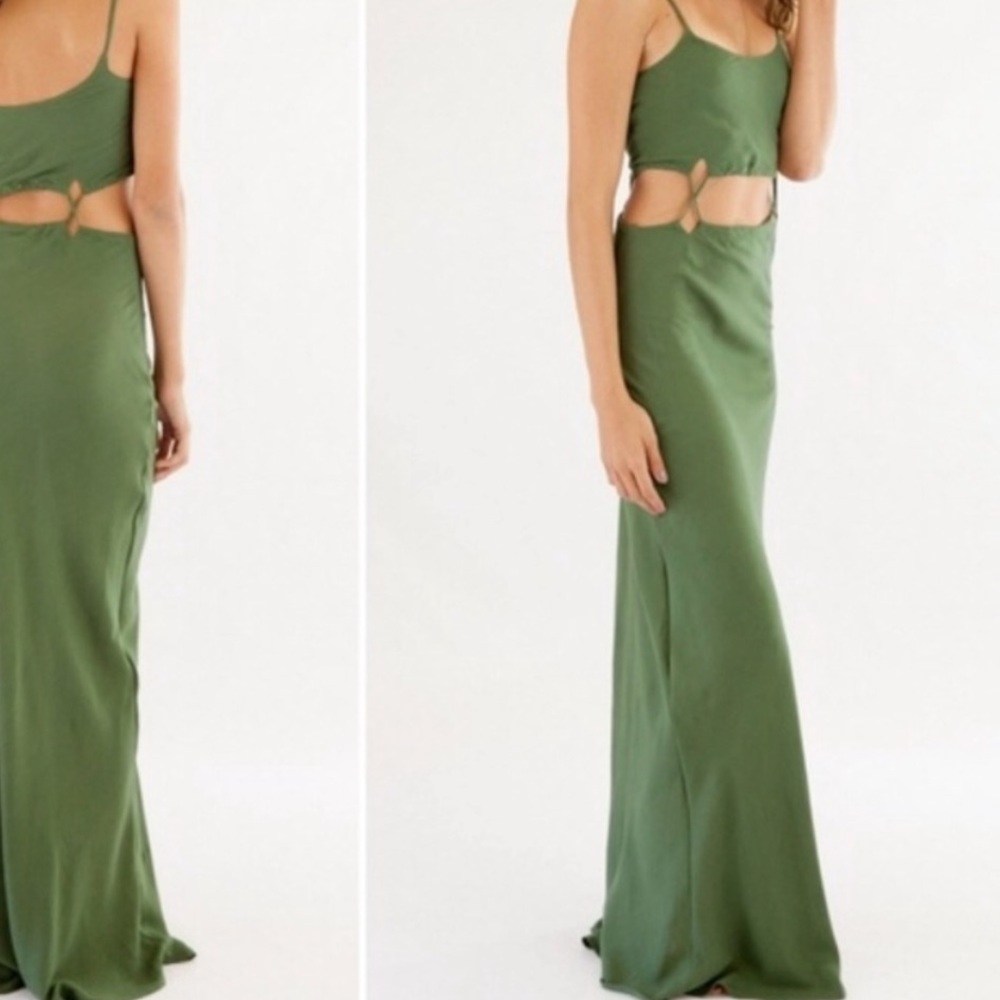 Acacia Swimwear Forest Green Maxi Skirt